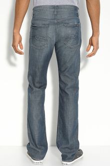 7 For All Mankind Standard Fit - Tracer Layout Straight Leg Jeans (simon Lake Wash) - Lyst