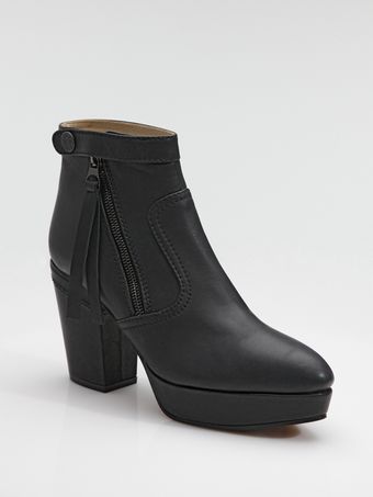 Acne Point-toe Ankle Boots - Lyst