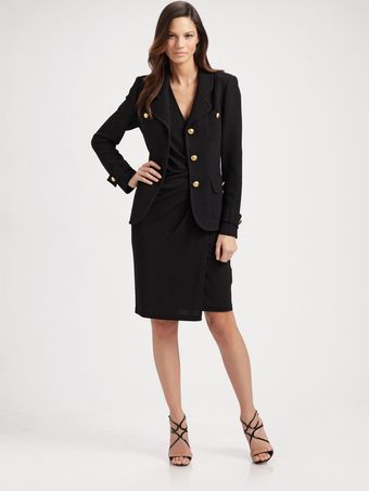  The George Bouclé Knit Blazer 
