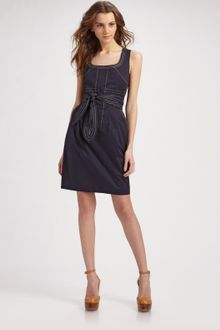 Tory Burch Leena Twill Suiting Dress - Lyst