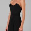 Zac Posen Stretchjersey Strapless Gown in Black - Lyst