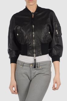 DSquared2 Leather Outerwear - Lyst