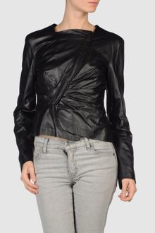 Hussein Chalayan Leather Outerwear - Lyst