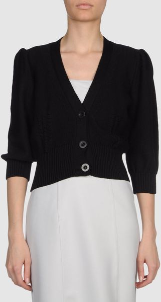 Knit Cardigan - Lyst