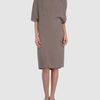 Ferragamo Short Dress in Gray (grey) - Lyst