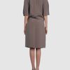 Ferragamo Short Dress in Gray (grey) - Lyst