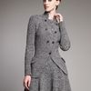 Alexander Mcqueen Circle Skirt in Gray (black) - Lyst