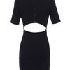 Club Monaco Amy Stretch Jersey Dress in Blue (navy) - Lyst