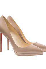 Christian Louboutin Pigalle Plato Patent Leather Pumps