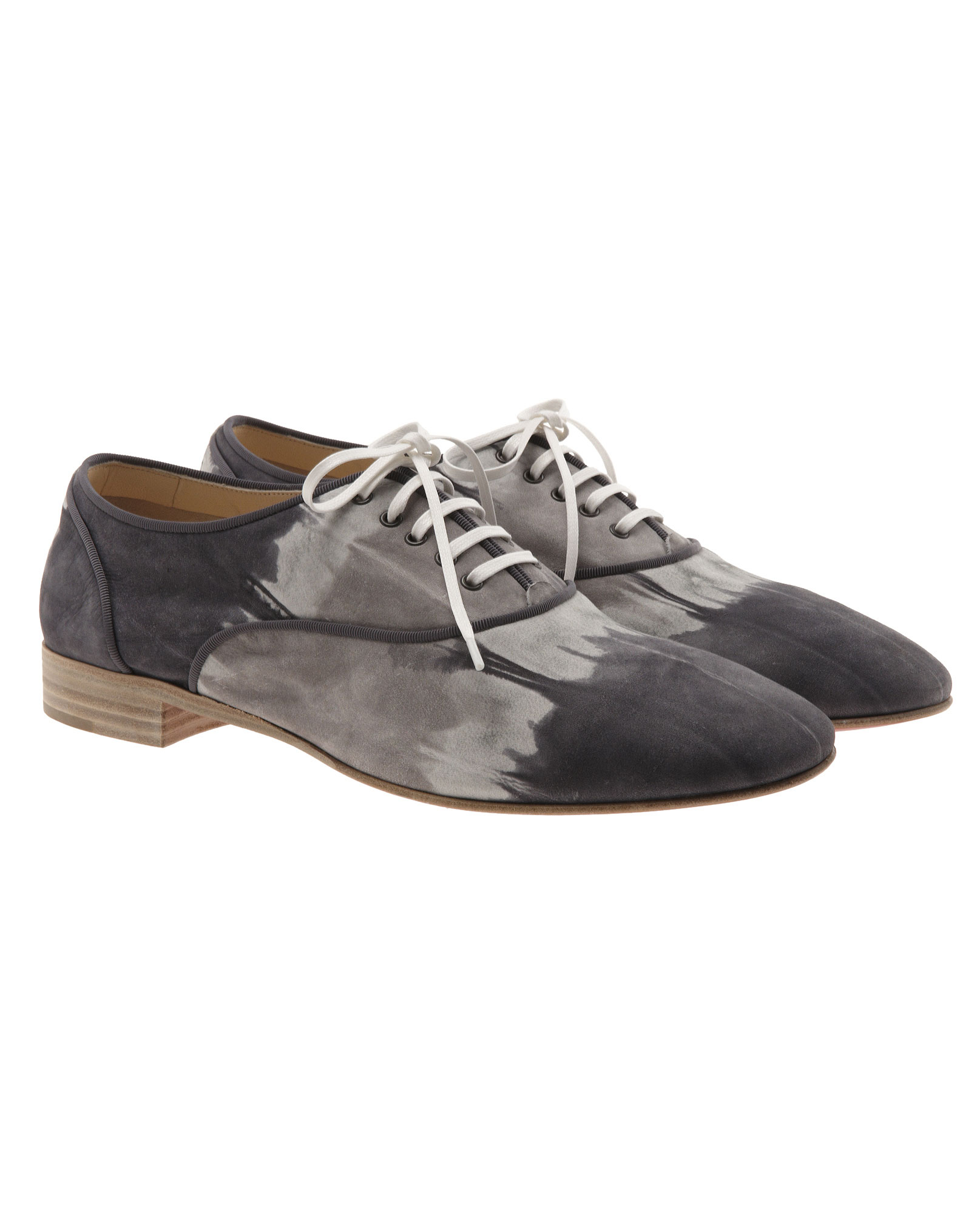 louboutin grey suede