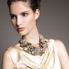 J. Mendel Crystal and Pearl Necklace, Taupe in White (pearl) - Lyst