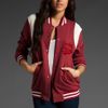 See By Chloé Varsity Jacket in Red - Lyst