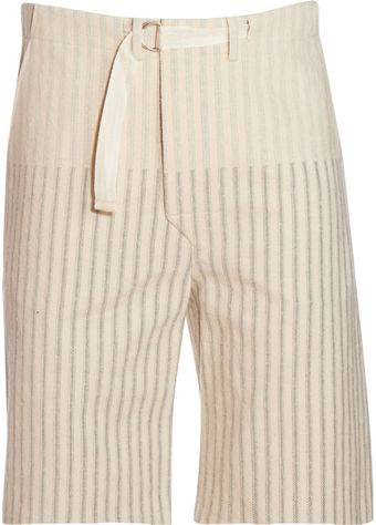 Alexander McQueen Striped Shorts - Lyst