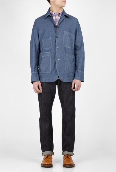 Commando+Men+In+Jeans Commando Men In Jeans http://www.lyst.com/shoes/grenson-brown-grain ...