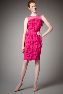 Jason Wu Chiffon Cascade-ruffle Dress - Lyst