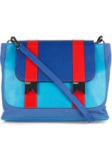 Meredith Wendell Bucket Leather and Canvas Shoulder Bag