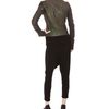 Rick Owens Scarabeo Leather Biker Jacket in Green - Lyst