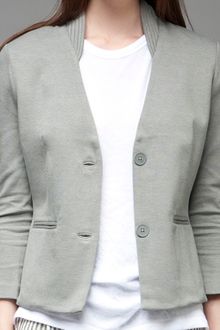 T By Alexander Wang Ponte Fitted Blazer - Lyst