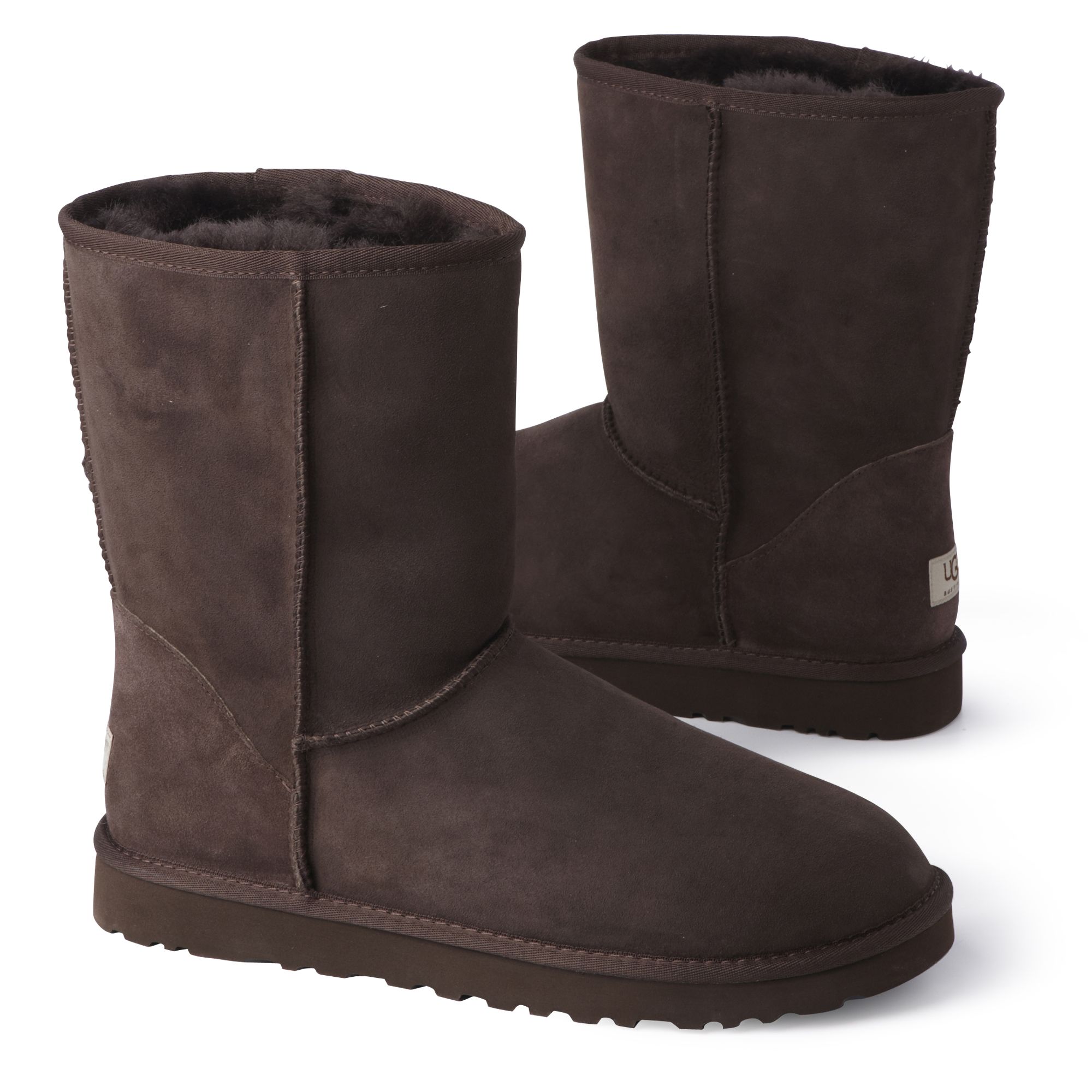 Ugg Short Chocolate Boots in Brown for Men Lyst