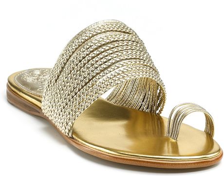 Gold Sandals: Gold Sandals Vince Camuto