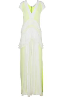 Jonathan Saunders Eske Silk-chiffon Maxi Dress - Lyst