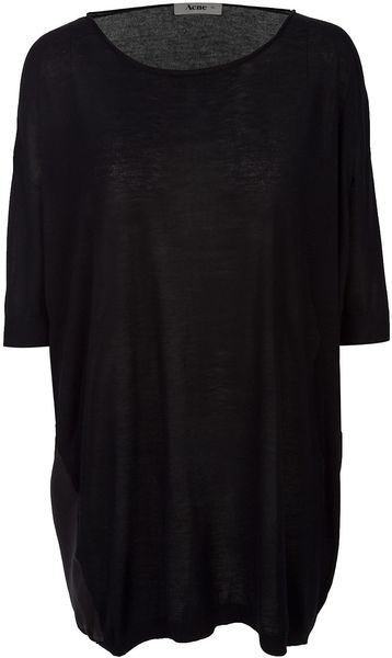 Acne Whampatch Dress in Black - Lyst