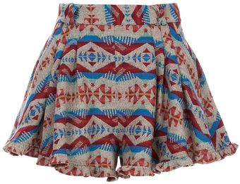Pendleton For Opening Ceremony High Waisted Shorts - Lyst