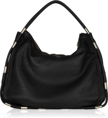 black and gold hobo bag