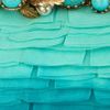 Valentino Embellished Ombré Chiffon Clutch in Blue - Lyst