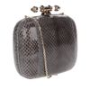 Givenchy Snake Skin Box Clutch in Brown (black) - Lyst