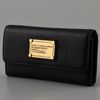 Marc By Marc Jacobs Classic Q Long Trifold Wallet in Black - Lyst