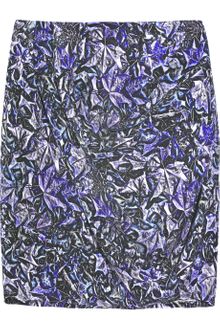 Aminaka Wilmont Printed Silk Crepe De Chine Skirt - Lyst