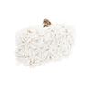 Alexander Mcqueen Skull Detail Clutch in White (ivory) - Lyst