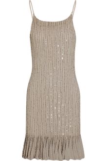 Alice + Olivia Rusell Embellished Stretch-mesh Dress - Lyst
