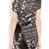 Aminaka Wilmont Twisted Silkchiffon Dress in Brown - Lyst