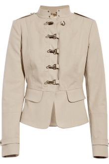 Burberry Prorsum Cotton-twill Military Jacket - Lyst