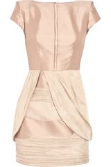 Camilla & Marc Cutout-back Silk-faille Dress