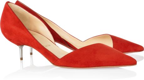 red bottoms suede