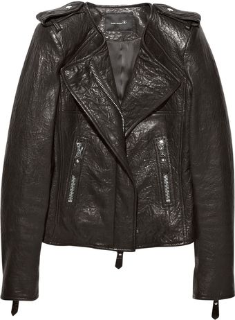 Isabel Marant Keni Leather Biker Jacket - Lyst