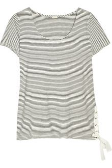 J.Crew Striped Cotton T-shirt - Lyst