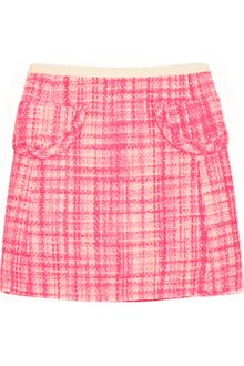 Marc Jacobs Wool-blend Tweed Mini Skirt - Lyst