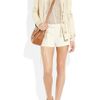 Ralph Lauren Collection Therese Embellished Silktulle Blouse in Beige (cream) - Lyst