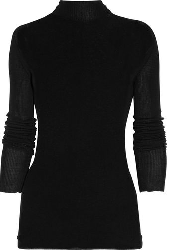  Cashmere Turtleneck Top 