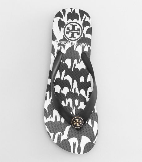 tory burch miller enamel logo flip flop