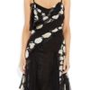 Zac Posen Printed Silkchiffon and Mesh Dress in Black - Lyst