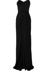 Zac Posen Stretch-jersey Strapless Gown
