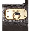 Prada Black Leather Convertible Top Frame Satchel in Black - Lyst