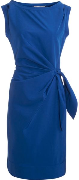 Diane Von Furstenberg Della Dress in Blue (cadet) - Lyst