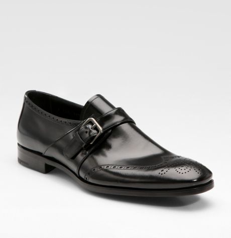 shoes wingtip monk prada