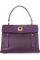 Yves Saint Laurent Muse Two Medium Leather Tote